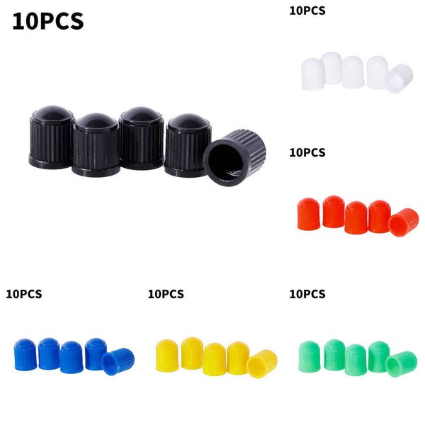 2024 2024 10pcs Vannes Tire Tire Tiche Air Caps Capes épreuve de poussière Pneus de pneu de vanne de soupape