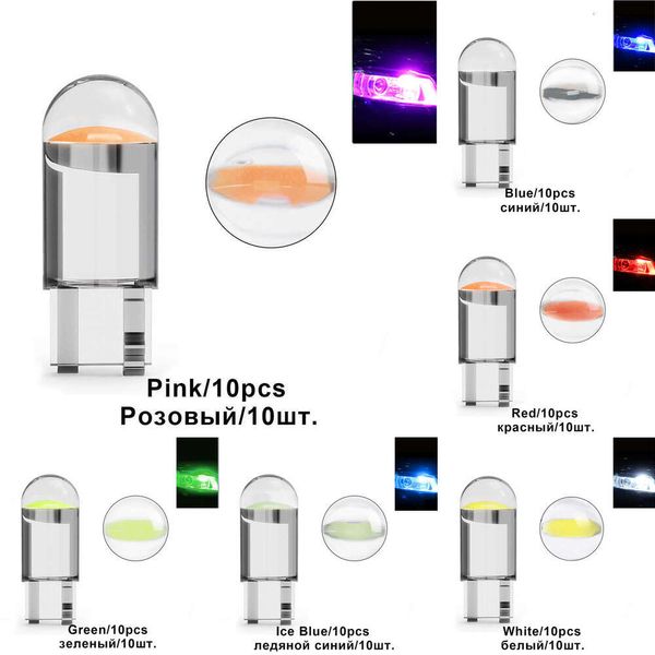 2024 2024 10X 2024 W5W LED CANBUS T10 LUMIÈRES COB COB PIÈCES INTÉRIEUR