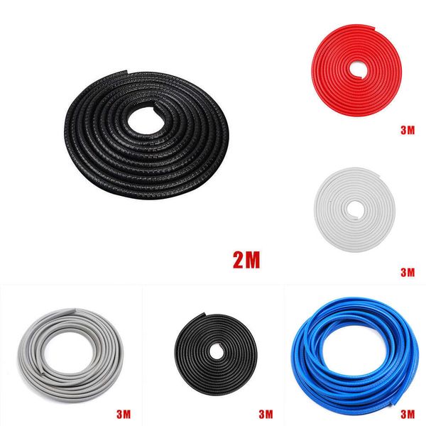2024 2024 2/3 / 5m Porte de voiture bord Brord Stratch Strip Protector Trim Auto Door Anti-Collision Strip with Steel Car-Styling Car Decoration