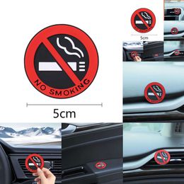 2024 2024 No Fumer Sign Conseils Conseils d'avertissement Autocollants de voiture Taxi Decal Decal Badge Glue Autocollant Universal Rubber Car Style Decoration décoration