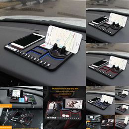 2024 2024 Silicone Car Anti-Slip Mat Auto Phone Phone Phone No Slip Slety Antlide Dash Telepatinera Montaje de estacionamiento Número de estacionamiento Almohadilla de la almohadilla