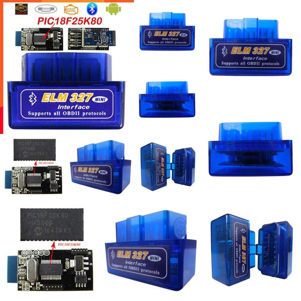 2024 2024 Super Mini ELM327 Bluetooth OBD2 V1.5 Elm 327 V 1.5 OBD 2 Escáner de diagnóstico automático para CAR ELM-327 Código OBDII Toolas de diagnóstico