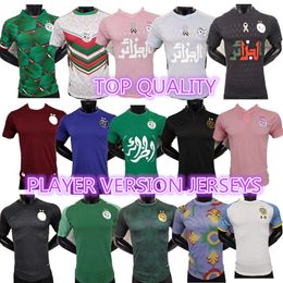 2024 2025 Algérie MAHREZ Training Wear Soccer Jerseys FEGOULI BOUNEDJAH ATAL 23 24 25 Version joueur Algérie Football Shirt SLIMANI BENSEBAINI maillot de foot