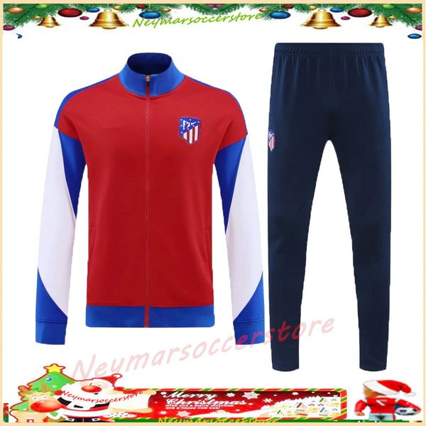 2024 2025 ATLETICO MADRIDS Suite de formation de soccer Futbol Soccer Chandal Futbol 24 25 Madrids Tracksuits Set Men Camiseta de Football Jacket Surviction