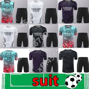 2024 2025 Bellingham Vini Jr Soccer Jerseys Tchouameni 24 25 Shirt Football Real Madrids Camavinga Alaba Rodrygo Men et adulte Set Uniforme Chinese Dragon