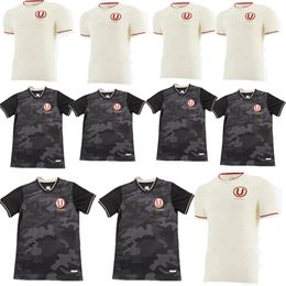 2024 2025 Club de telas de mejor calidad Universitario de Deportes Universidad de Perú Jerseys de fútbol negro 23 24 Men Fans Version