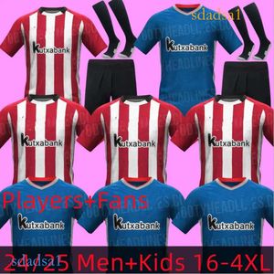 2024 2025 Bilbao Club Soccer Jerseys 23 24 Athletic Aduriz Guruzeta Williams Muniain Paredes Berenguer Ander Herrera Unai Simon O. Schet Football Men and Kids