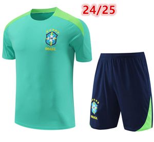 2024 2025 Brasil camisetas de fútbol camiseta de entrenamiento kit 24 25 Brasil hombres niños camiseta de fútbol Camiseta Futbol Maillot Foot