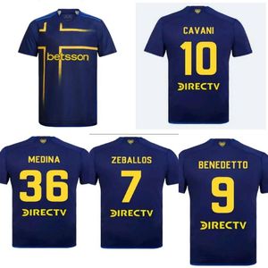 2024 2025 CA Boca Juniors Cavani Soccer Jerseys 24 25 Football Shirt Carlitos Maradona Club Atletico Conmebol Libertadores Janson Men Set Kids