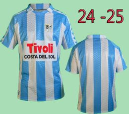 2024 2025 Camiseta Malaga CF Soccer Jersey 120 Aniversario Remake Retro 24/25 voetbal Shirts Bustinza M. Juande Ramon Febas Alex Gallar Sol Munoz