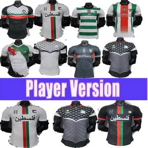 2024 2025 CD Palestino Venta de Venta caliente Versión de fútbol Jerseys Carrasco Cornejo Salas Davila Farias Home Away 3rd 24 25 Camisa de fútbol Palestina