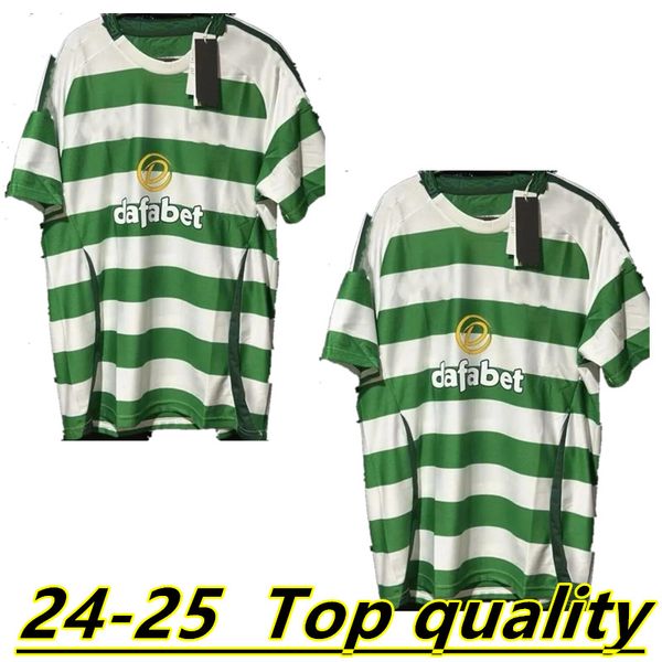 2024 2025 CELTS KYOGO FOOTBALL Shirt FC 24 25 European Home Away Soccer Jerseys Celtic Daizen Reo McGregor 80 84 86 87 88 97 99 Hoops Anniversary Irish Origins Special 88