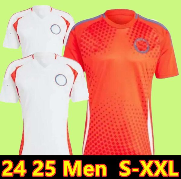 2024 2025 Chili Soccer Jerseys NUNEZ VIDAL HOME VALDES MENDEZ SUAZO CH.ARANGUIZ BRERETON ECHEVERRIA ARAVENA 24 25 Chemise de football HOMMES