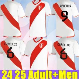 2024 2025 Copa Americ Peru Soccer Jerseys 24 25 Home Away Seleccion Peruana Cuevas Pineau Cartagena Abram Football Shirt Fans Z 4,30