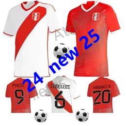 Maillot de football Copa America Pérou 2024 2025 ABRAM24 25 domicile et extérieur Selencion PINEAU Cuevas AQUINO CARTAGENA Maillot de football