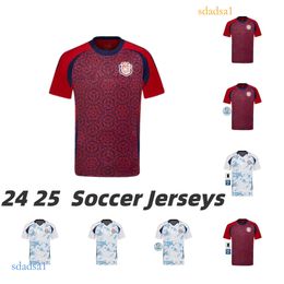 2024 2025 Costa Rica Soccer Jerseys Contreras Team National Campbell Bennette Tejeda Venegas Ruiz Aguilera Salas 25 24 Football Shirt Away Red White Men