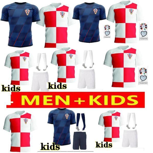 2024 2025 Croacia MODRIC Copa del mundo camisetas de fútbol Brekalo equipo nacional MANDZUKIC PERISIC KALINIC camiseta de fútbol KOVACIC Rakitic Kramaric Hombres Niños Kit uniformes