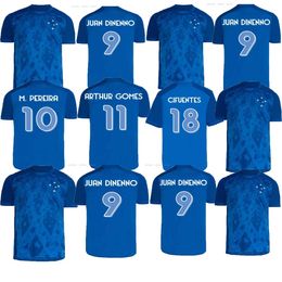 2024 2025 Cruzeiro EC Soccer Jerseys GILBERTO M.VITAL JUSSA MACHADO WESLEY BRUNO R NIKAO 24 25 chemise de football CIFUENTES ARTHUR GOMES M.PEREIRA
