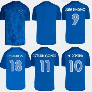 2024 2025 Cruzeiro EC Soccer Jerseys Inicio GILBERTO M.VITAL JUSSA MACHADO WESLEY BRUNO R NIKAO 24 25 Camiseta de fútbol para hombres y niños CIFUENTES ARTHUR GOMES M.PEREIRA