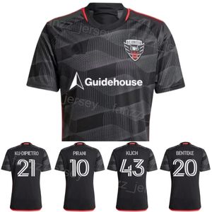 2024 2025 D.C United 20 BENTEKE camisetas de fútbol 22 HERRERA 7 SANTOS 12 ANTLEY 8 STROUD 43 KLICH 21 KU-DIPIETRO 11 DAJOME 27 FLETCHER 4 PELTOLA PIRANI Kits de camiseta de fútbol