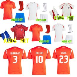 2024 2025 de Chile camisetas de fútbol para niños Assadi 24 25 Guerrero DIAZ FERNANDEZ VIDAL ALEXIS MEDEL VALDES MENDEZ SUAZO BRERETON ARAVENA camiseta de fútbol