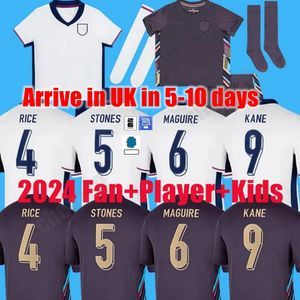 2024 2025 Angleterre Jersey Kane Bellingham Home Away Euro Cup Soccer Jersey