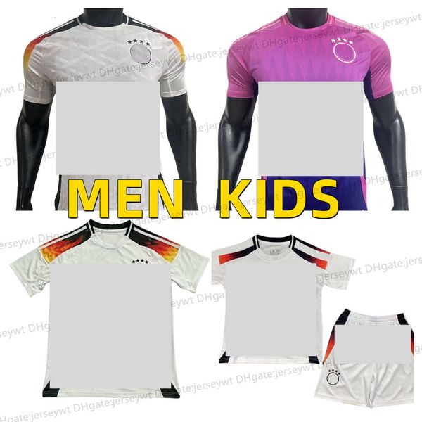 2024 2025 Copa de Europa Germania Jerseys de fútbol Jugador Hummels Kroos Gnabry Werner Draxler Reus Muller Gotze Men Kids Camisa de fútbol Uniforme Maillot de Foot Kits