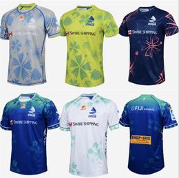 2024 2025 Fiji Drua Airways Rugby Jerseys Nouveau adulte Home Away 24 25 Flying Fijians Rugby Jersey Shirt Kit Maillot Camiseta Maglia