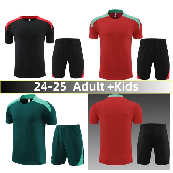 Kit d'entraînement de football 2024 2025 utilisé par l'équipe de football du Portugal JOAO FELIX RUBEN DIAS uniforme d'entraînement de football pour enfants et adultes