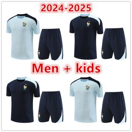 2024 2025 Franse voetbal trainingspak jerseys BenzEMA MBAPPE GIROUD GRIEZMANN 23 24 25 voetbalshirt Trainingsshirt Maillot Survetement Voet