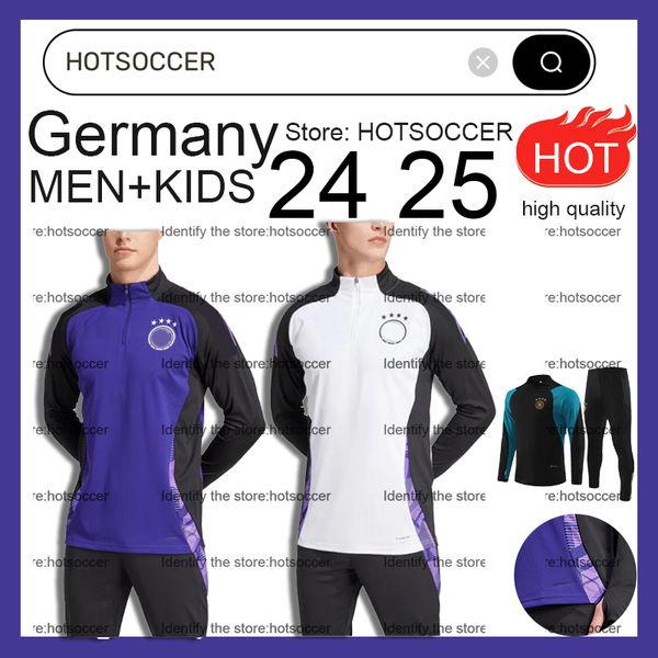 2024 2025 Alemania chándal camiseta de fútbol KROOS GNABRY WERNER DRAXLER REUS MULLER GOTZE camiseta de fútbol 24/25 Alemania traje de entrenamiento mundial copa hombres niños kit ropa deportiva