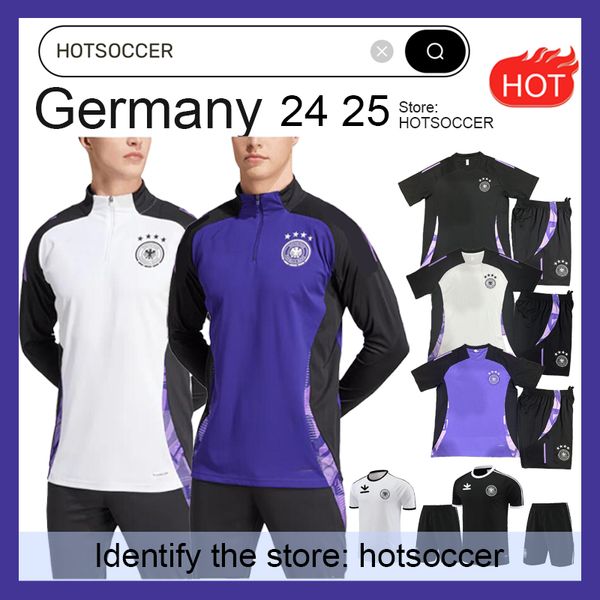 2024 2025 Allemagne Tracksuit Soccer Jersey Kroos Gnabry Werner Draxler Reus Muller Football Shirt 24/25 ALLEMAGY World Training Suit Cup Men Kid Kit Sportswear