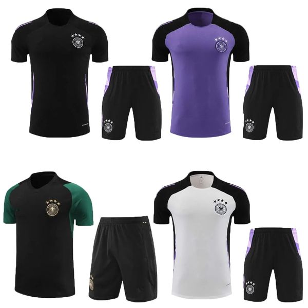 2024 2025 Allemagne Tracksuit Soccer Jerseys Kroos Gnabry Werner Reus Muller Gotze Football Shirt 24/25 ALLEMAGNE TRACK TRACK Men Kit Sportswear Sports Courte