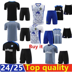 2024 2025 Inter Short Tracksuit Milans Jerseys Lautaro Chandal Futbol Soccer Milano Training Suit 24 25 Camiseta de Foot Short 1158