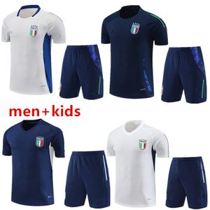 2024 2025 Italië Tracksuit Camisetas de voetbal jersey korte mouwen trainingspak 22 23 24 25 Italië Chandal Futbol Survetement Italia Sportswear