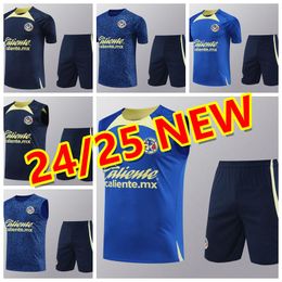 2024 2025 Liga MX Club America Soccer Jerseys R.Martinez Giovani Training Vest 24 25 Football Men Trucksuit Training Shirt Shirt