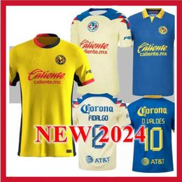 2024 2025 Liga MX Club America Soccer Jerseys R.Martinez Giovani Home Away 3e Training Vest 24 25 Football Men and Women Shirt Fans Player