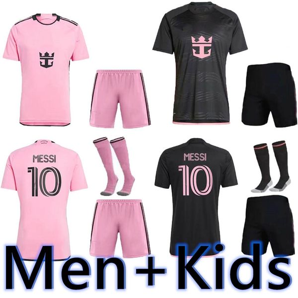 2024 2025 MeSsis InterS MiamiS hommes kit enfant ensemble enfant garçon maillots de football maillots de football MATUIDI HIGUAIN TRAPP PELLEGRINI PIZARRO SERGIO maillot de football