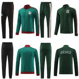 2024 2025 Mexico Jacket voetbalshirt Tracksuits Uniform Green National Copa America 24 25 Chicharito Lozano Guardado Carlos Vela Raul Football Shirts