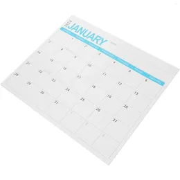 2024-2025 mois Calendrier Monthly Remarque Bureau d'écriture de ménage magnétique Accessoire