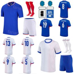 2024 2025 Nationaal Team Voetbal Frans 19 Youssouf Fofana Jersey Euro Cup 8 Aurelien Tchouameni 10 Kylian Mbappe Theo Hernandez Jules Kounde voetbalshirt Heren Kid