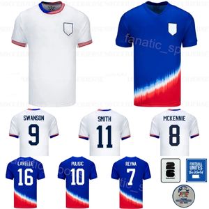 2024 2025 Nationaal Team Soccer US 4 Tyler Adams Jersey Copa America 5 Antonee Robinson 1 Matt Turner 7 Giovanni Reyna 9 Ricardo Pepi Christian Pulisic voetbalhemd