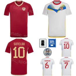 2024 2025 Soccer de l'équipe nationale Venezuela Nahuel Ferrarei Jersey Copa America Daniel Pereira 3 Yordan Osorio Darwin Machis Miguel Navarro Football Shirt Kits