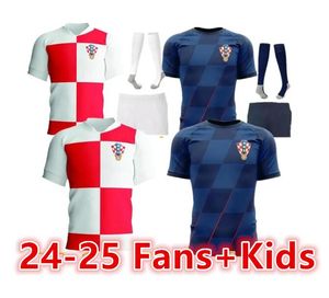2024 2025 Nueva Croacia MODRIC camisetas de fútbol equipo nacional MANDZUKIC PERISIC KALINIC 23 24 Croacia camiseta de fútbol KOVACIC Rakitic Kramaric Hombres Niños Kit uniformes66