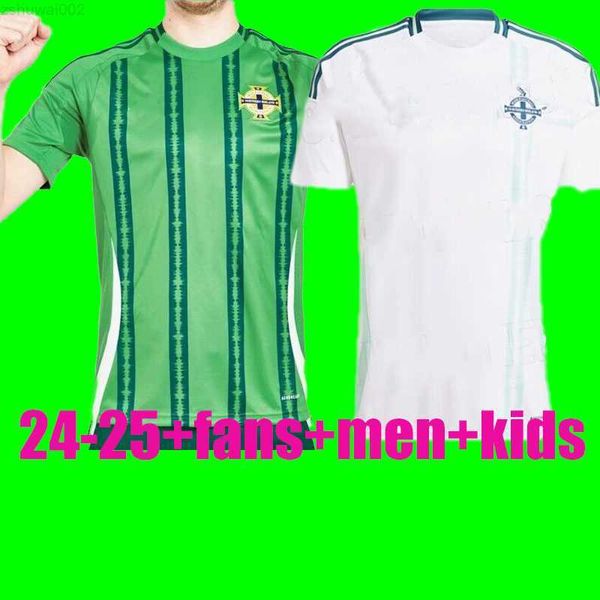 2024-2025 Irlanda del Norte MAGENNIS Tailandia camisetas de fútbol 24 25 visitante blanco EVANS LEWIS Saville MCNAIR Ballard MAN KIDS kits MUJER fútbol