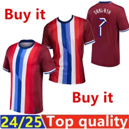 2024 2025 Norwegian Haaland Team Soccer Jerseys 2024 NORUEGA ODEGAARD BERGE Camisetas de Futbol National Football Uniforms 3927