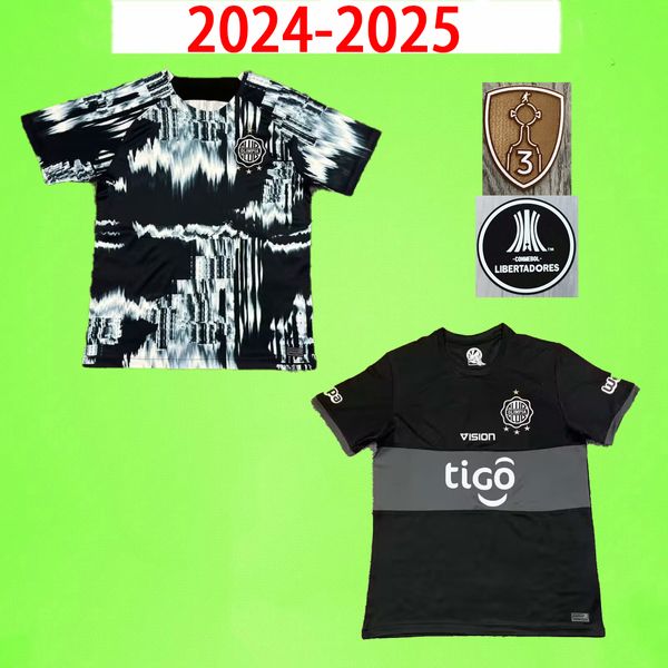 2024 2025 Jerseys de football Olimpia 23 24 25 Paraguay Home Away Third Football Shirt T White Black Training Uniforme