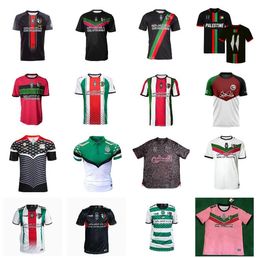 2024 2025 Palestino Soccer Jerseys 20 21 22 23 24 25 Davila Chilean Club Accueil Farias Carrasco Chemise de football Kit Uniformes de jersey