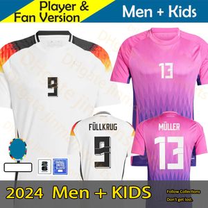 2024 2025 Player fans voetbalshirts Kroos Wirtz Kimmich Fullkrug Muller Ganbry Havertz Musiala Sane Undav 24 25 Nationaal voetbalhirt Duitsland Duitsland Men Women Kids Shirt