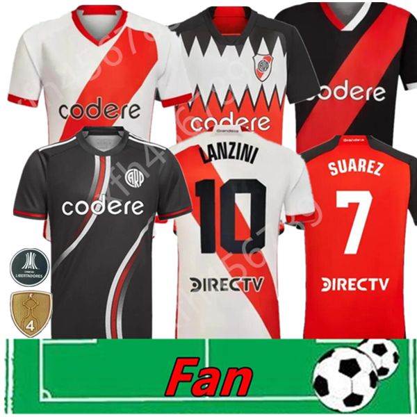 2024 2025 River Plate Soccer Jerseys Men Set Kids Kit 23 24 25 Camiseta De Futbol Beltran de la Cruz Borja Solari Simon Football Shirt Fans Player Version